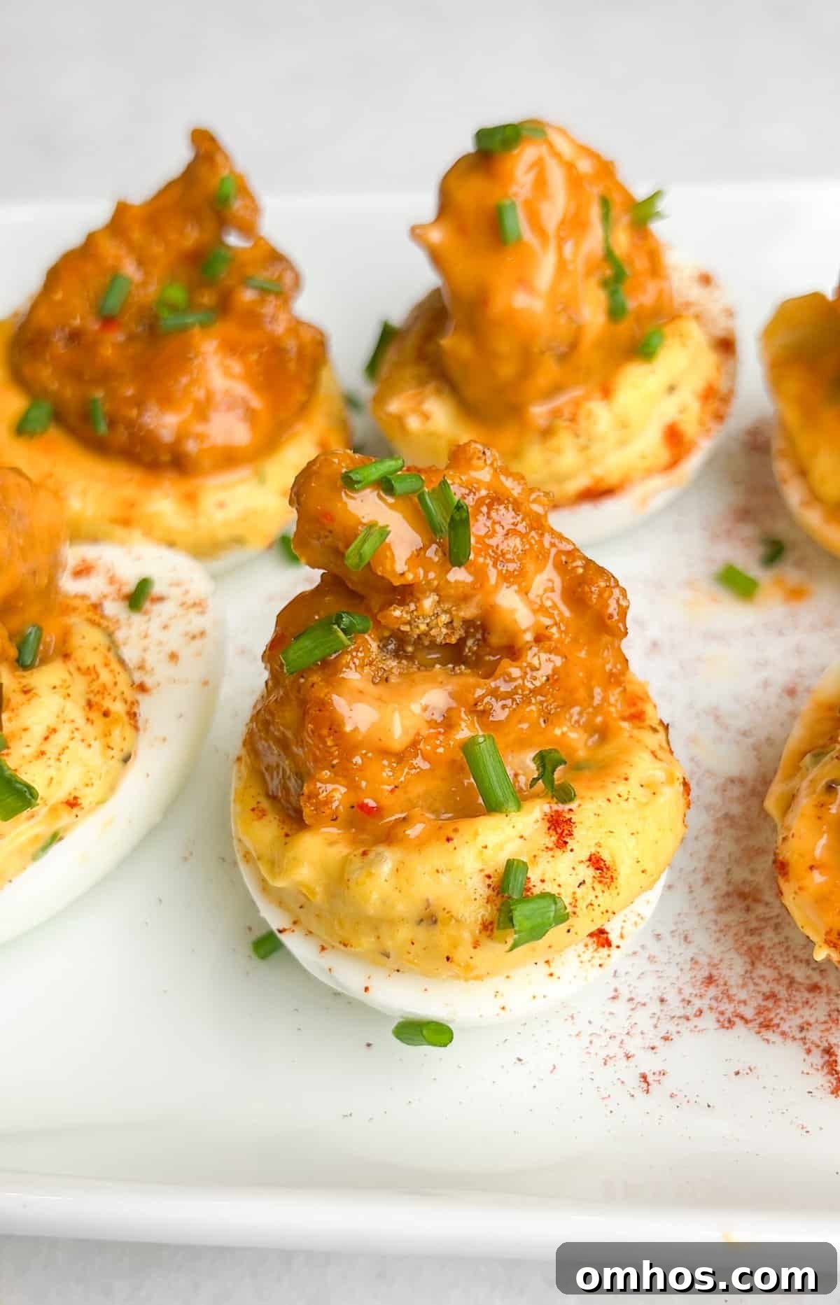 Cajun Firecracker Shrimp Deviled Eggs Recipe 10 Shrimp Deviled Eggs