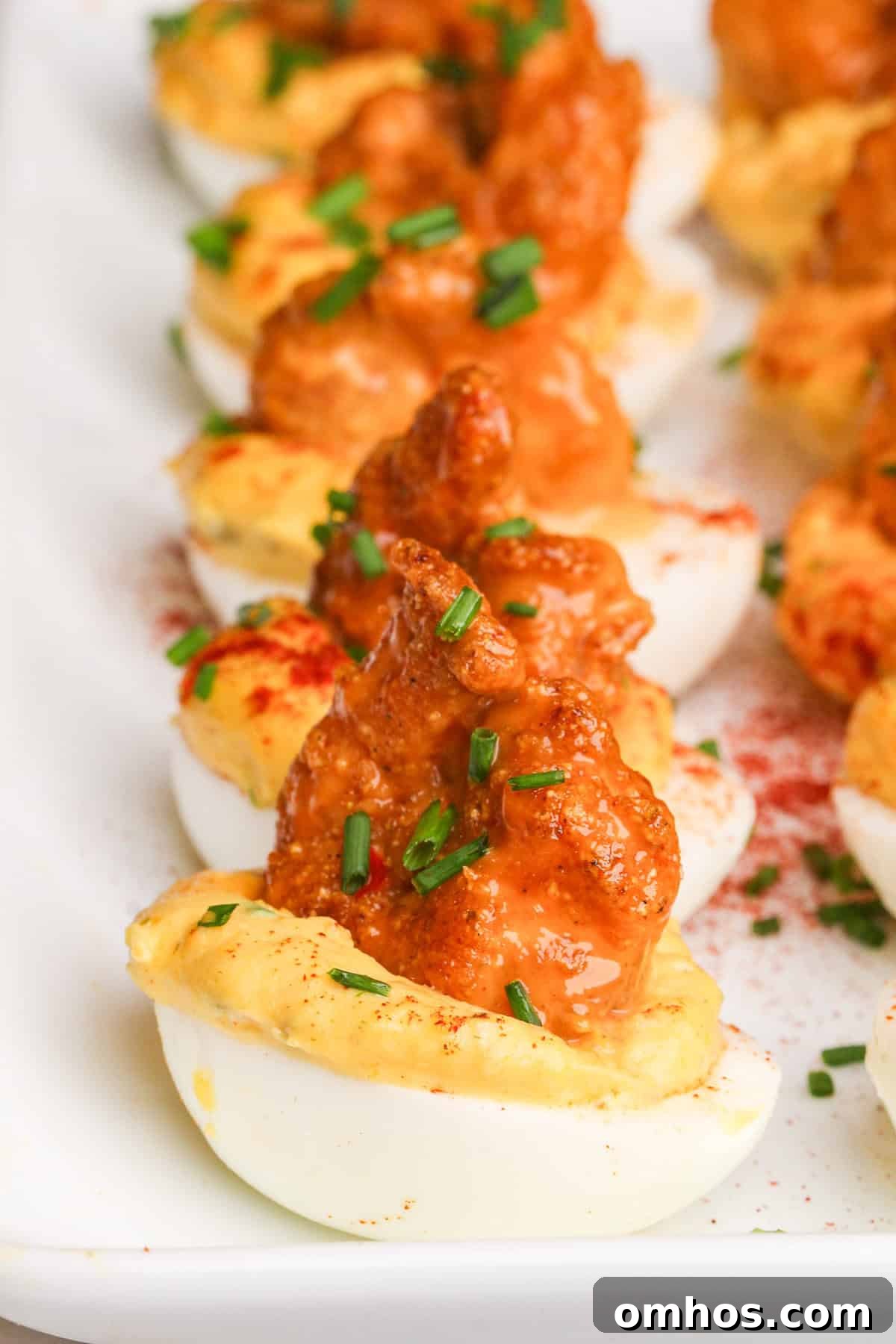 Cajun Firecracker Shrimp Deviled Eggs Recipe 2 Shrimp Deviled Eggs