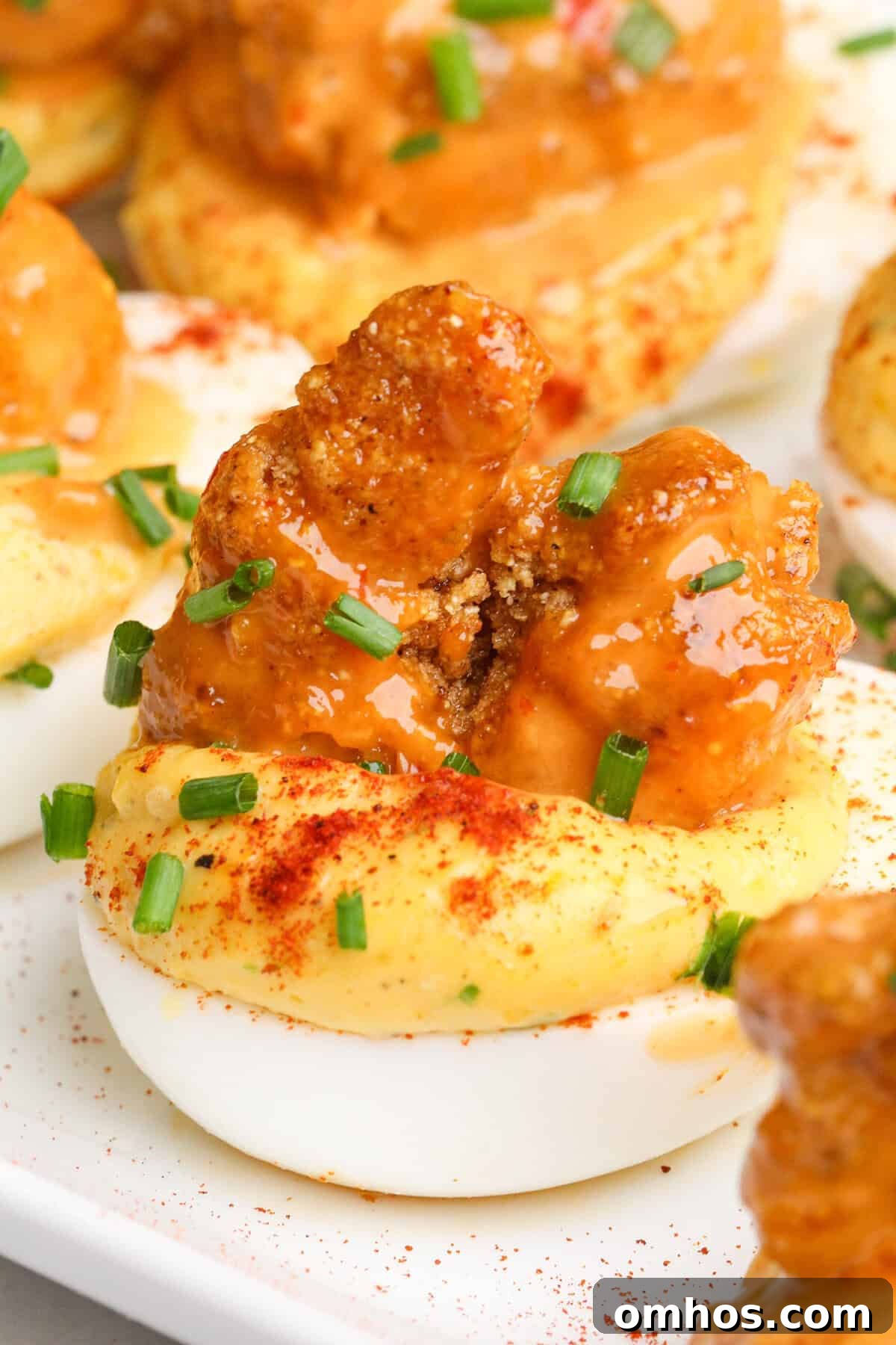 Cajun Firecracker Shrimp Deviled Eggs Recipe 3 Shrimp Deviled Eggs
