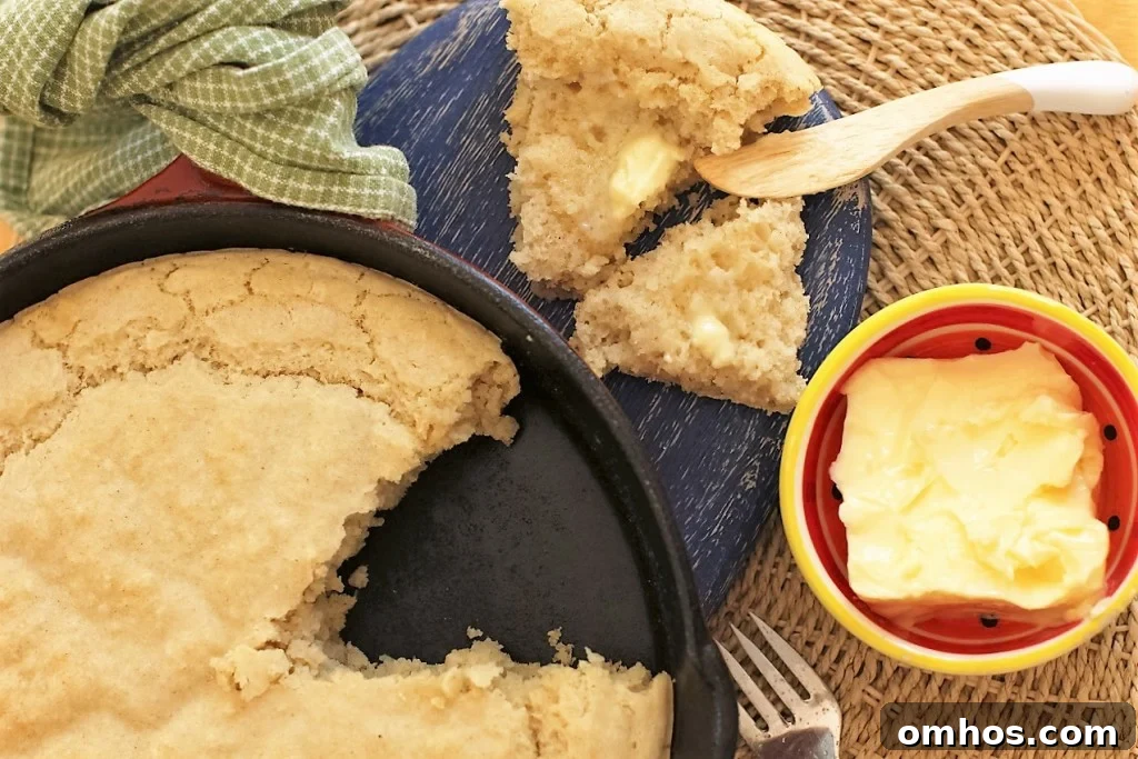 Lazy Man's Skillet Bannock Recipe from Francois Lake Cabin 2 easy skillet bannock