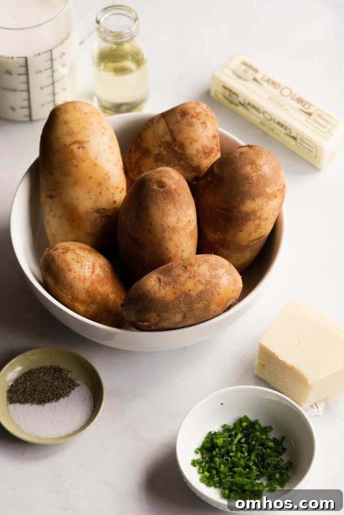 mashed potatoes with truffle oil ingredients